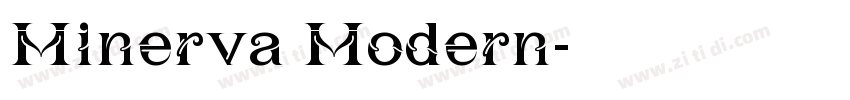 Minerva Modern字体转换